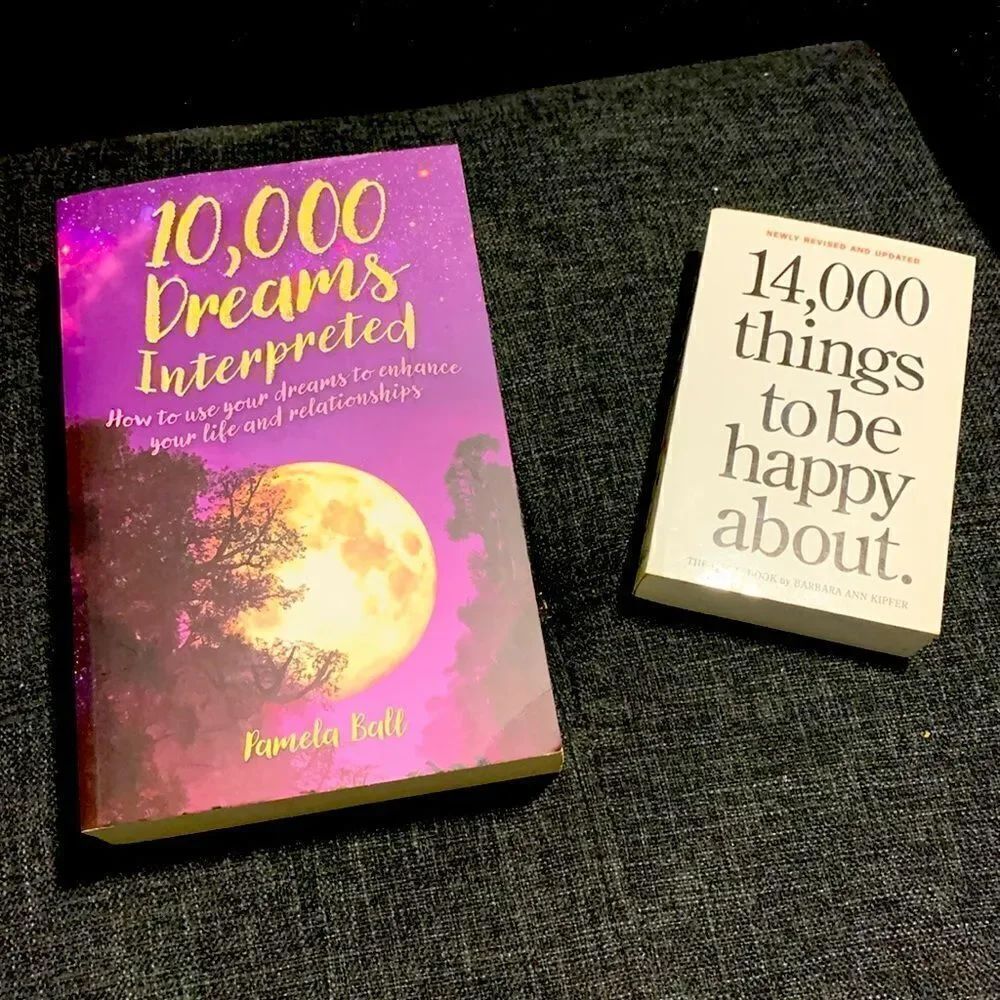 10,000 Dreams Interpreted & 14,000 Things to be Happy About Books